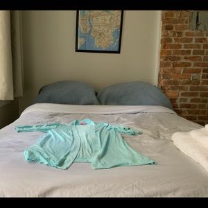 Lilly Pulitzer Open Front Cardigan Aqua Size M